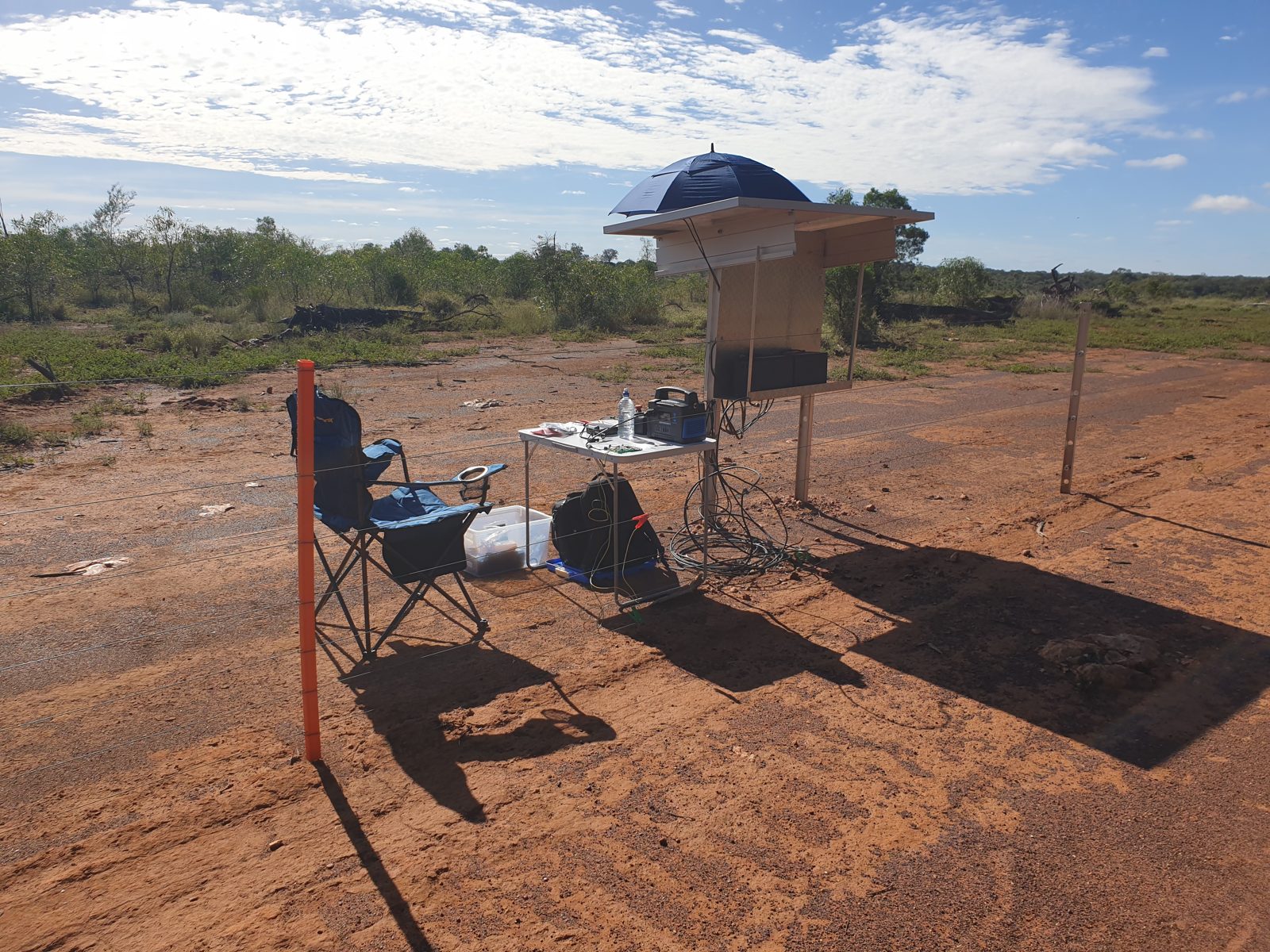 My test setup at John's place