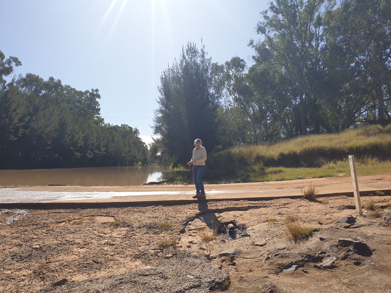 Maranoa River at Forestvale enroute to the gorge